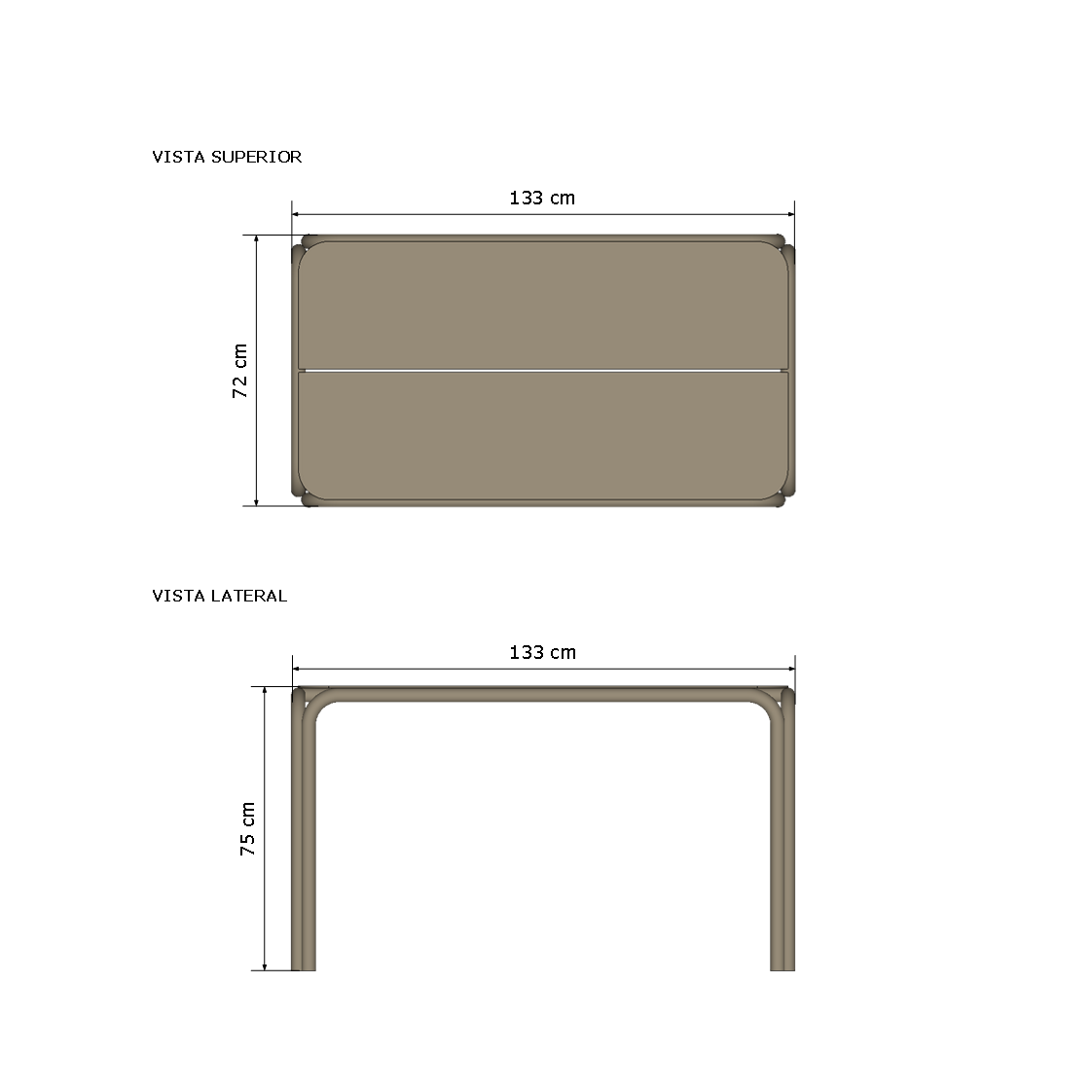 Mesa de comedor Capri X